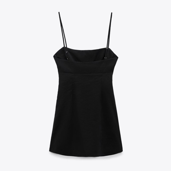 ZARA LINEN BLEND CUT OUT JUMPSUIT DRESS - Picture 7 of 8